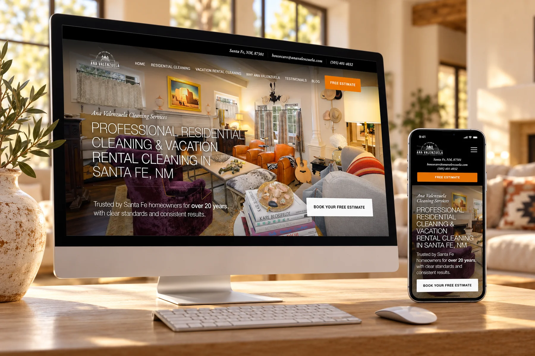 Caso de éxito Ana Valenzuela Cleaning Services: De invisible en Google a duplicar sus reservas. — CV Digital